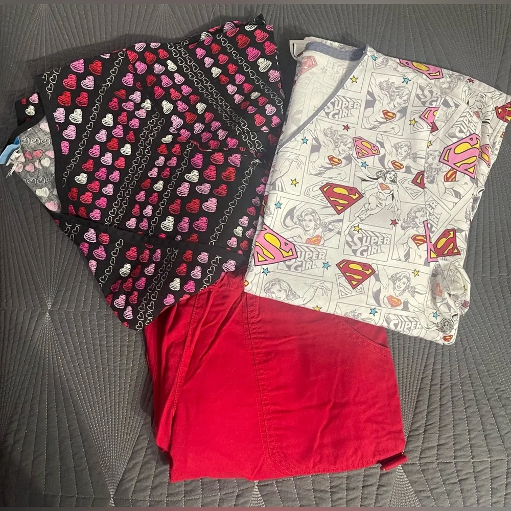 Work Scrubs Women’s‎ Size Medium Tops and Medium Petite Pants - Picture 10 of 12